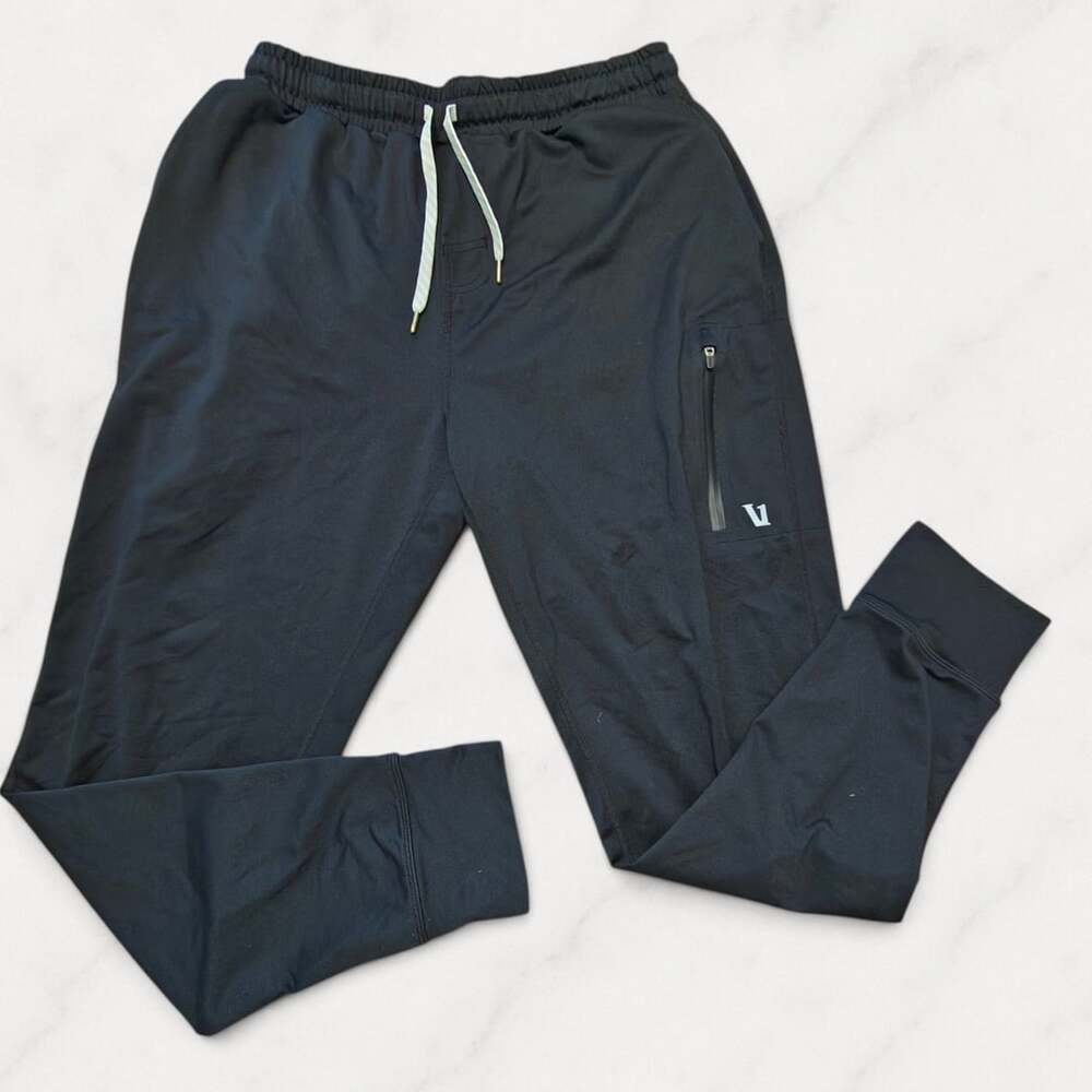 Vuori Sunday Performance Jogger Pants Black Mens Medium V416 Stretch Athletic